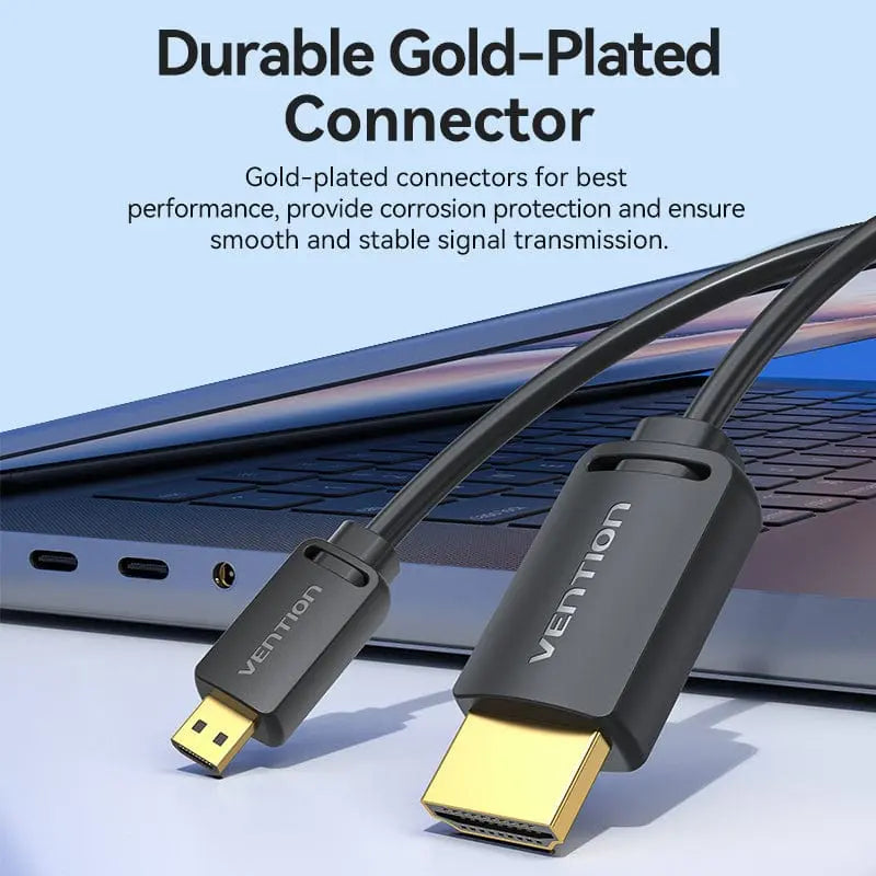 Vention HDMI™-C Male to HDMI™-A Male 4K HD Cable Black - Vention