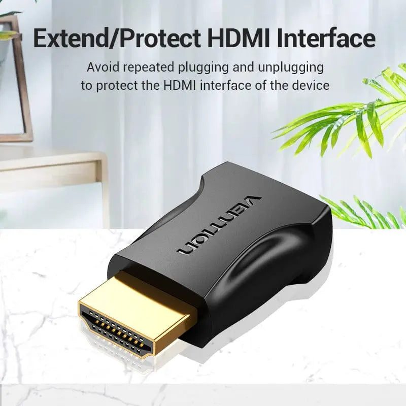 Vention HDMI™ Male to Female Adapter Black - Vention