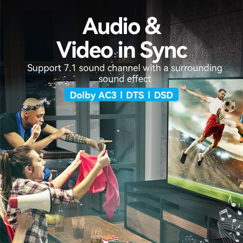 VENTION HDMI Network Cable Extender 50M for computer Laptop TV