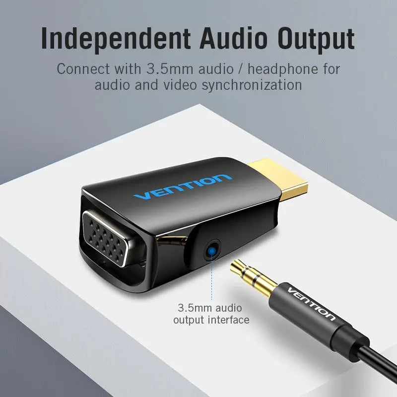 Vention HDMI™ to VGA Converter with 3.5MM Audio - Vention