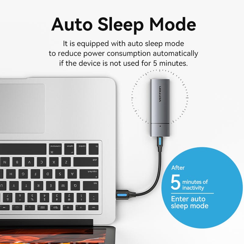VENTION M.2 NGFF SSD Enclosure (USB 3.1 Gen 1-C) Gray Aluminum Alloy Type