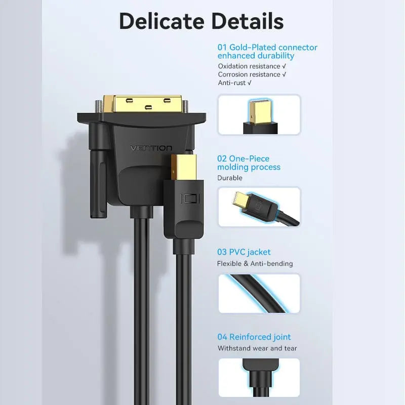Vention Mini DisplayPort to DVI Cable - Vention
