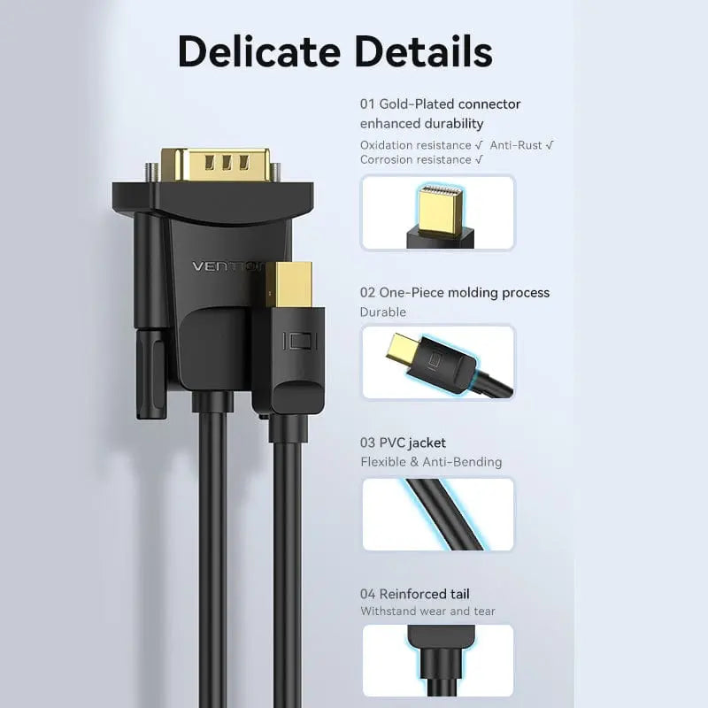 Vention Mini DisplayPort to VGA Cable - Vention