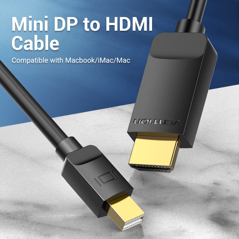 Vention Mini DP to HDMI Cable Computer/Macbook/iMac