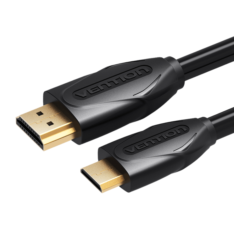 VENTION Mini HDMI Cable suitable for HDTVs, TVs, digital cameras, SLR cameras, camcorders, graphics cards, tablets, monitors and other HDMI-enabled devices.