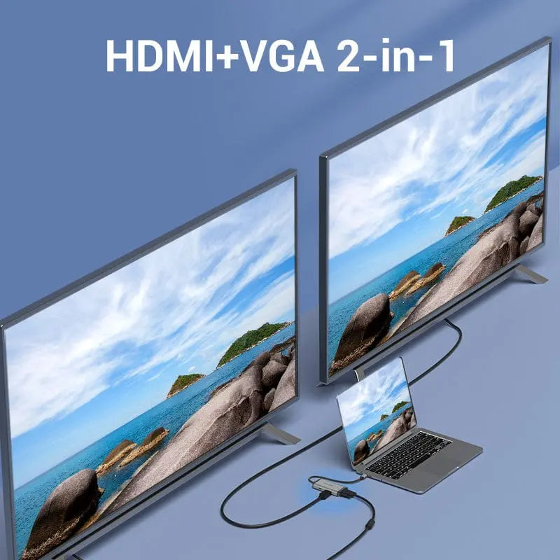 Vention 6-in-1 USB-C Docking Station - Vention