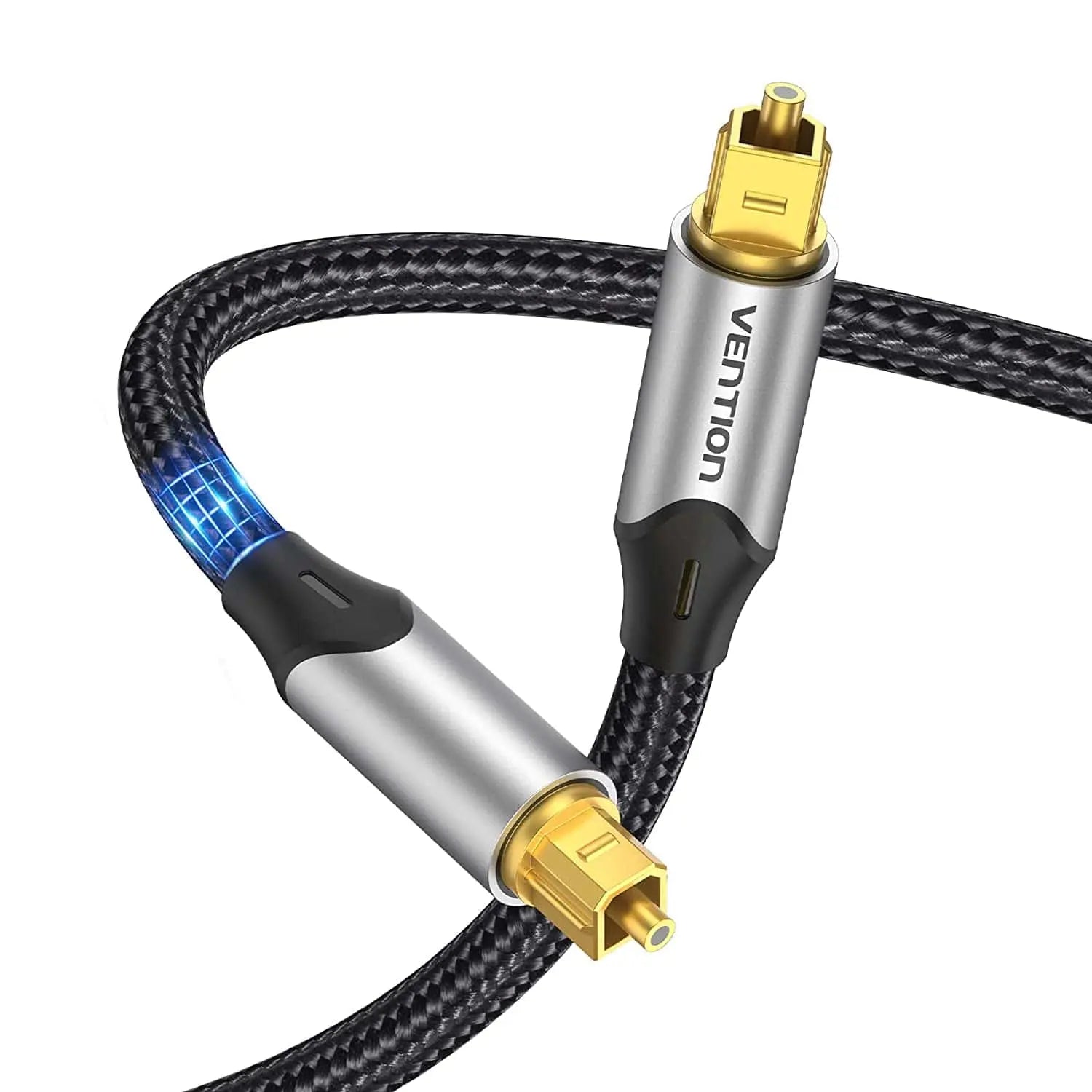 Vention Optical Fiber Audio Cable Aluminum Alloy Type Gray - Vention