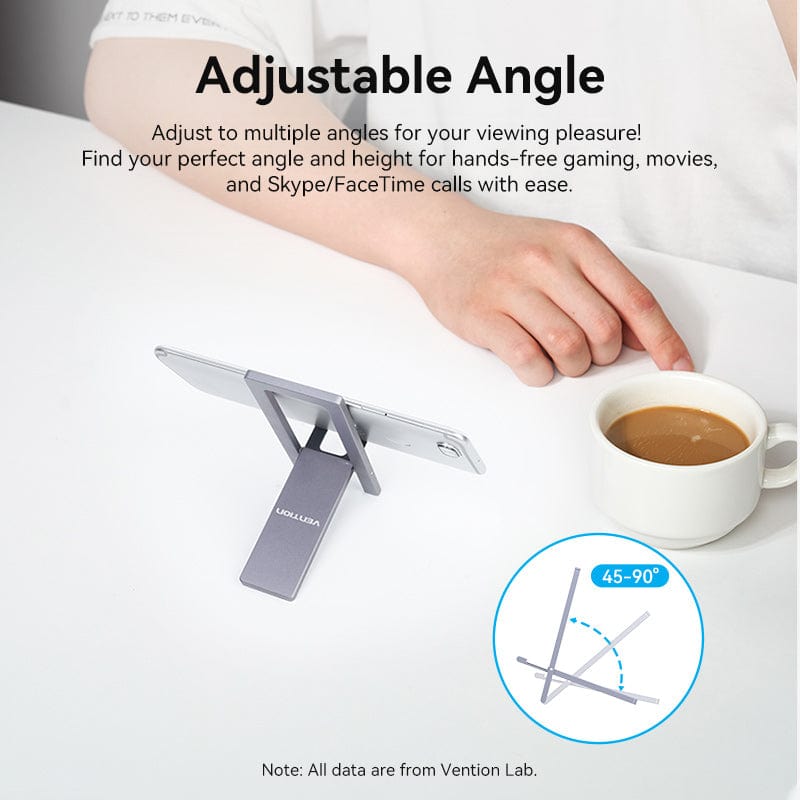 VENTION Portable Cell Phone Stand Holder for Desk Aluminium Alloy Type