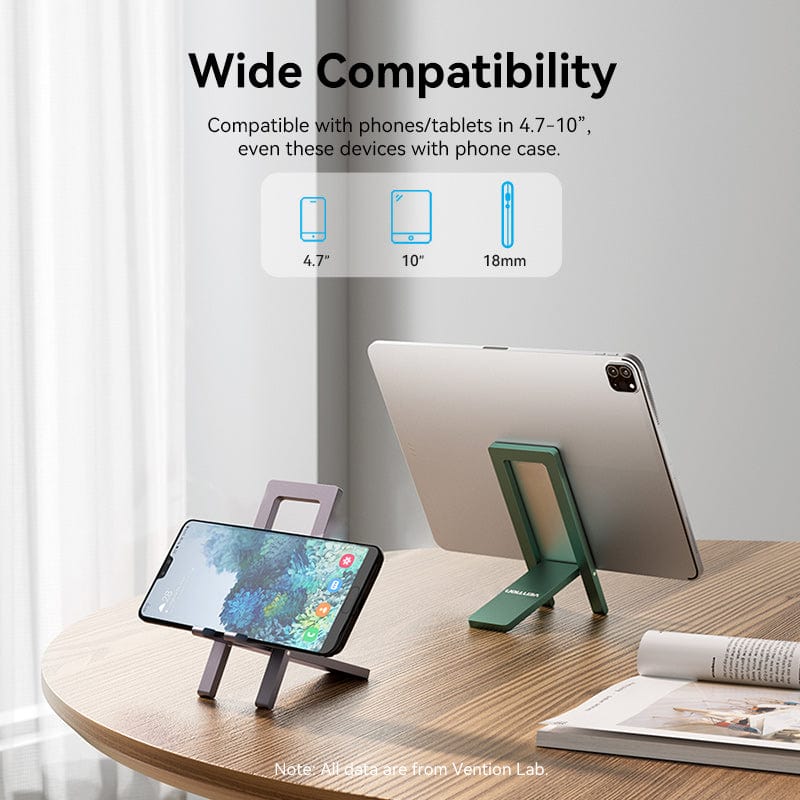 VENTION Portable Cell Phone Stand Holder for Desk Aluminium Alloy Type