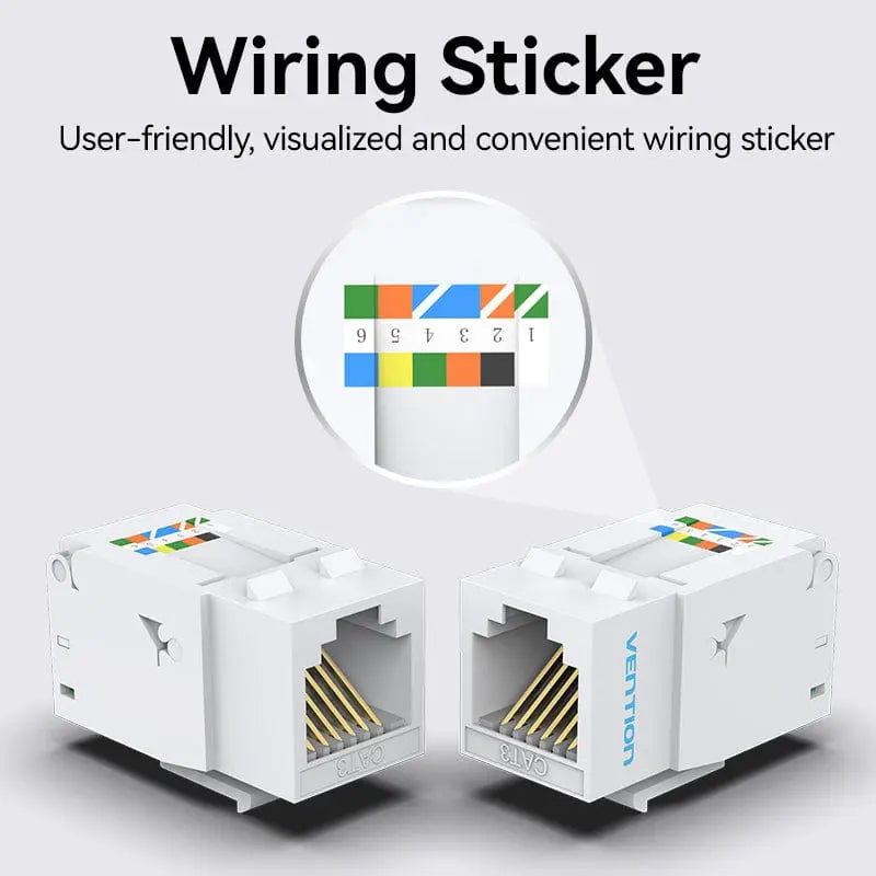 Vention RJ11 Tool-Less Keystone Jack - Vention