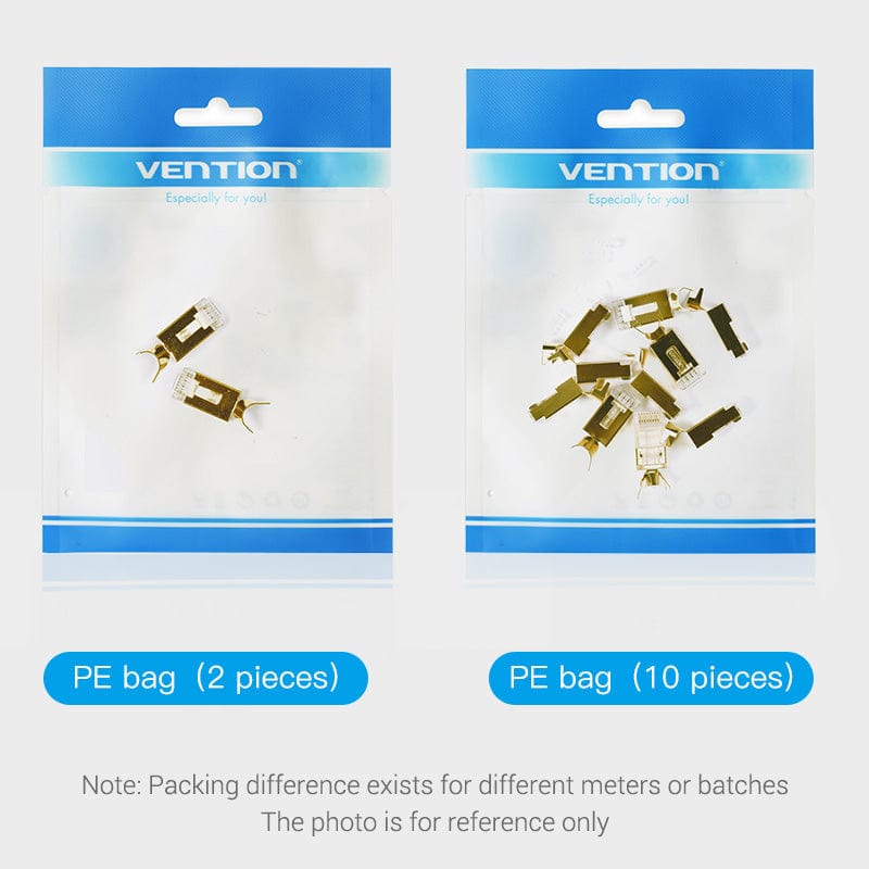 VENTION RJ45 Connector Cat8 RJ45 8P8C Modular Ethernet Cable Cat 8 FTP Head Plug Gold Plated RJ45 Crimp Network Connerctor Cat8