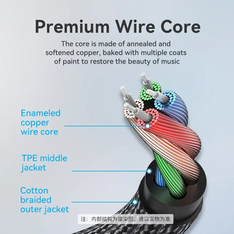 Vention TRRS 3.5mm Male to 3.5mm Female Audio Extension Cable - Vention