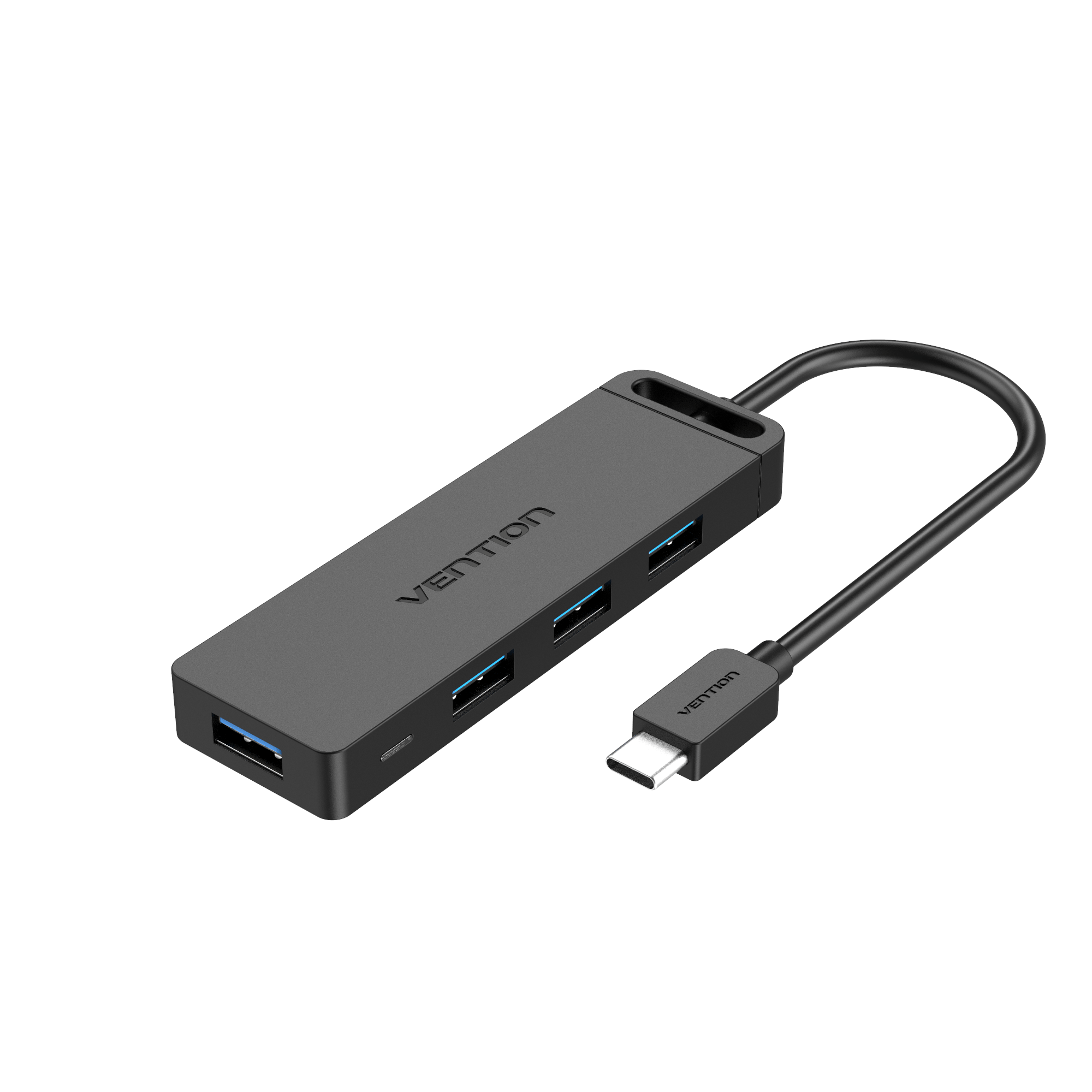 USB 3.0 4 Port Hub + USB-C Cable (USB Type-C)