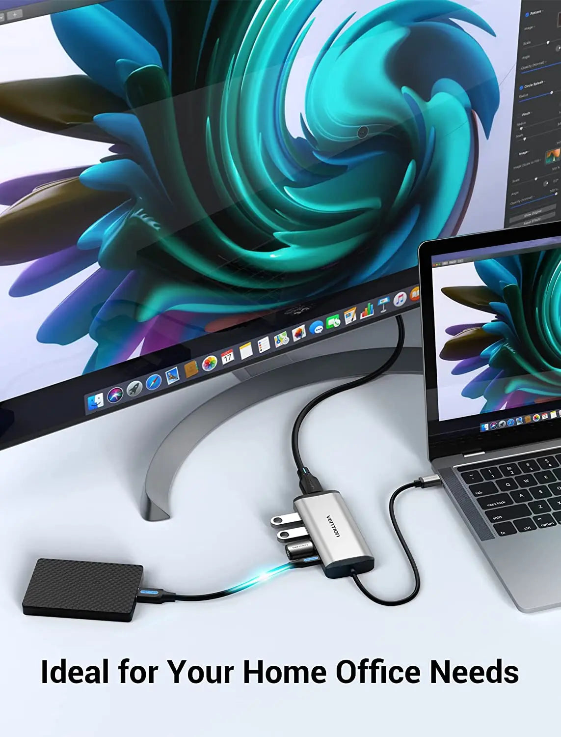 Vention 5-in-1 USB-C Docking Station - Vention
