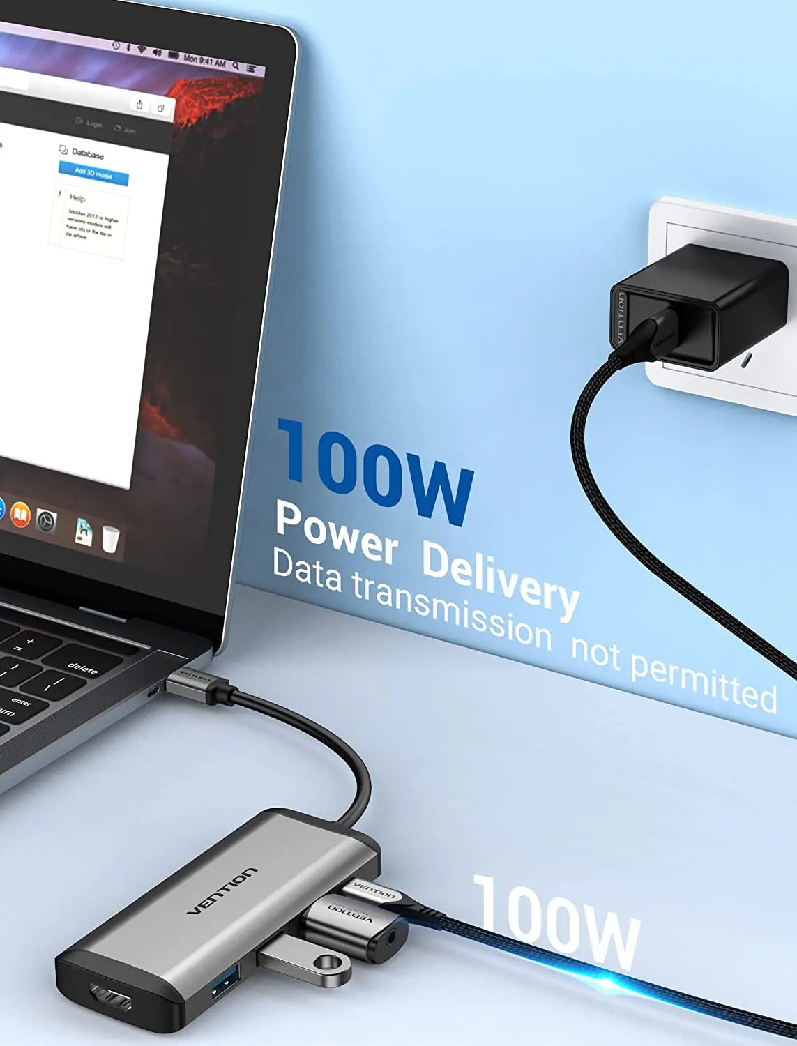Vention 5-in-1 USB-C Docking Station - Vention