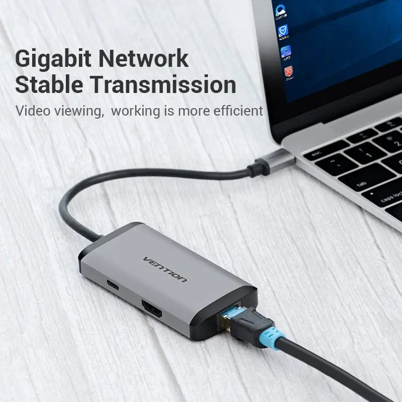 Vention 6-in-1 USB-C Docking Station - Vention