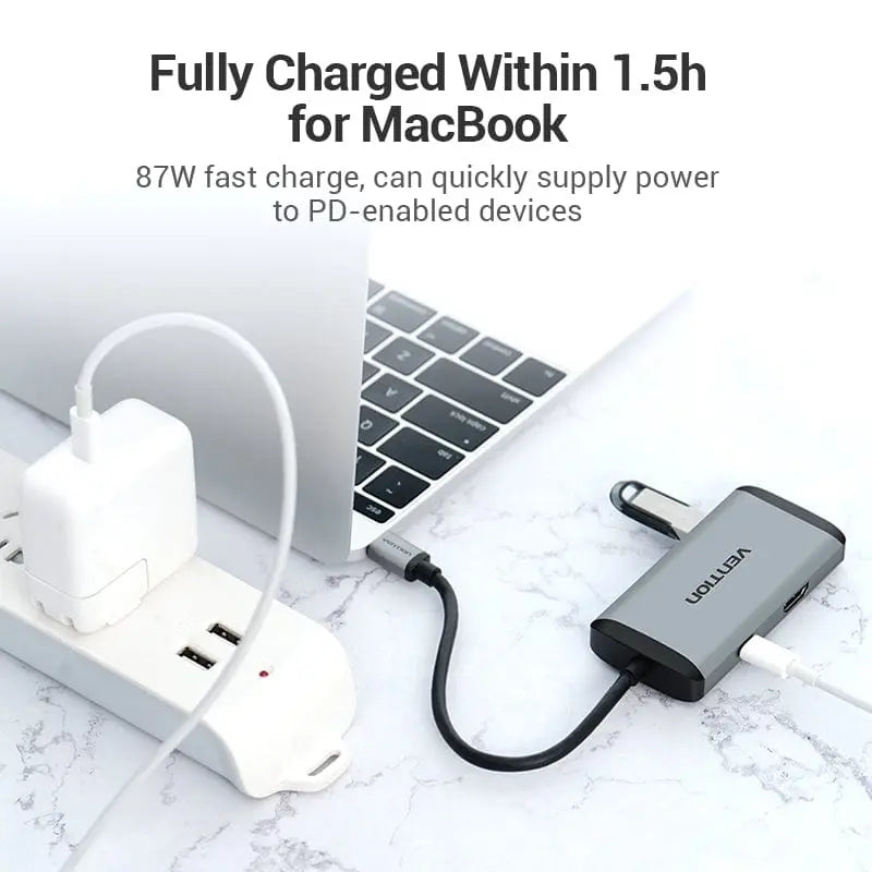 Vention 6-in-1 USB-C Docking Station - Vention