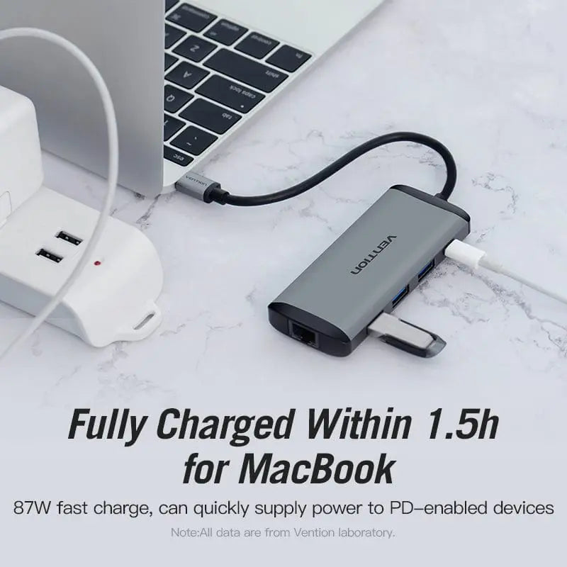 Vention 8-in-1 USB-C Docking Station - Vention