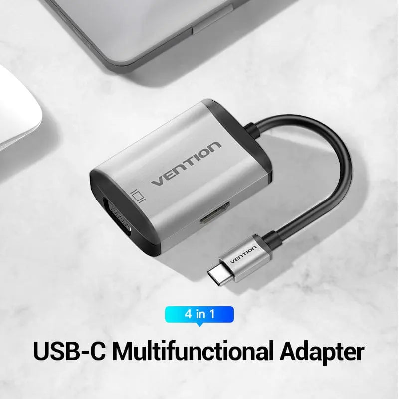 Vention 4-in-1 USB-C Docking Station - Vention