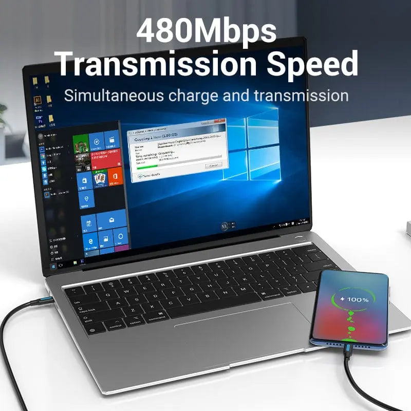 Vention USB 2.0 C Male to Male Cable PVC Type - Vention