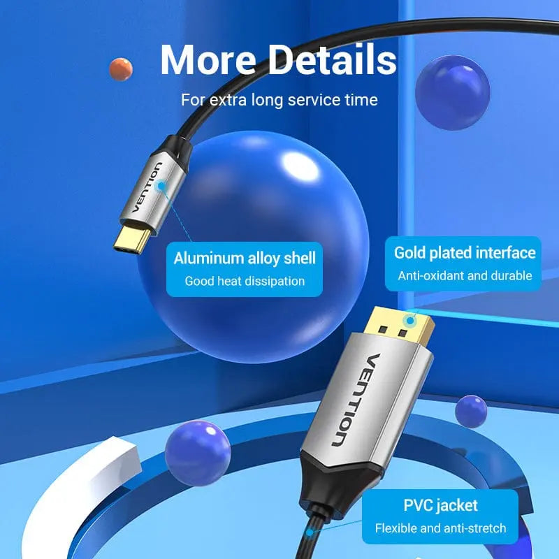 Vention USB-C to DisplayPort Cable - Vention