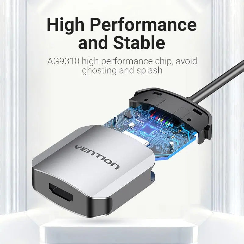 Vention USB-C to HDMI™ Converter 0.15M Gray Aluminum Alloy Type - Vention