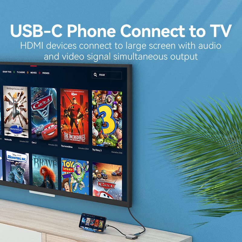 Vention USB-C to HDMI/VGA Converter For Computer/Laptop/Phone/Pad