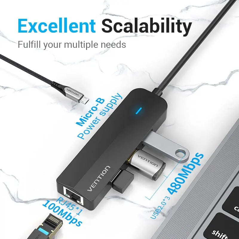 Vention 5-in-1 USB-C Hub - Vention