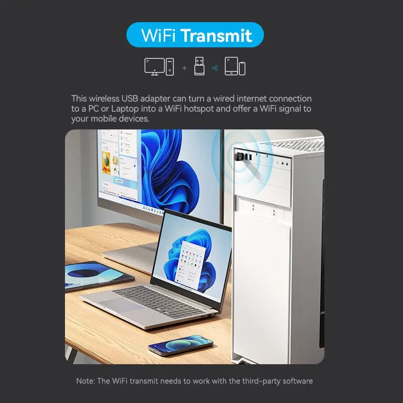 Vention USB Wi-Fi Adapter - Vention