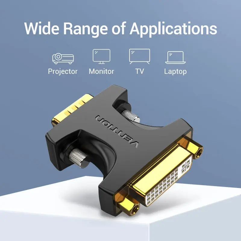 Vention VGA Male to DVI Female Adapter Black - Vention