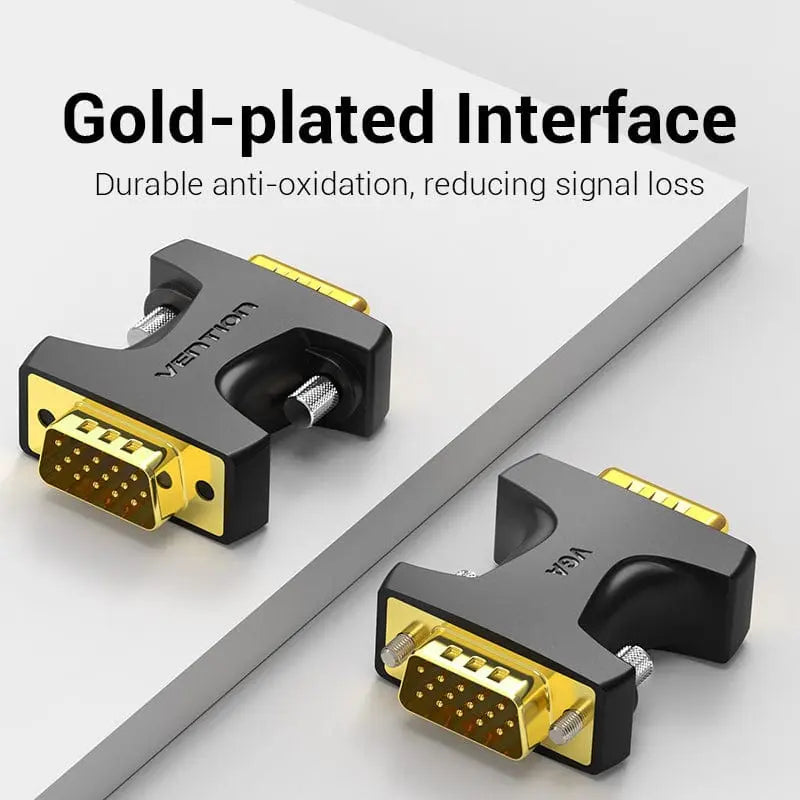 Vention VGA Male to Male Adapter Black - Vention