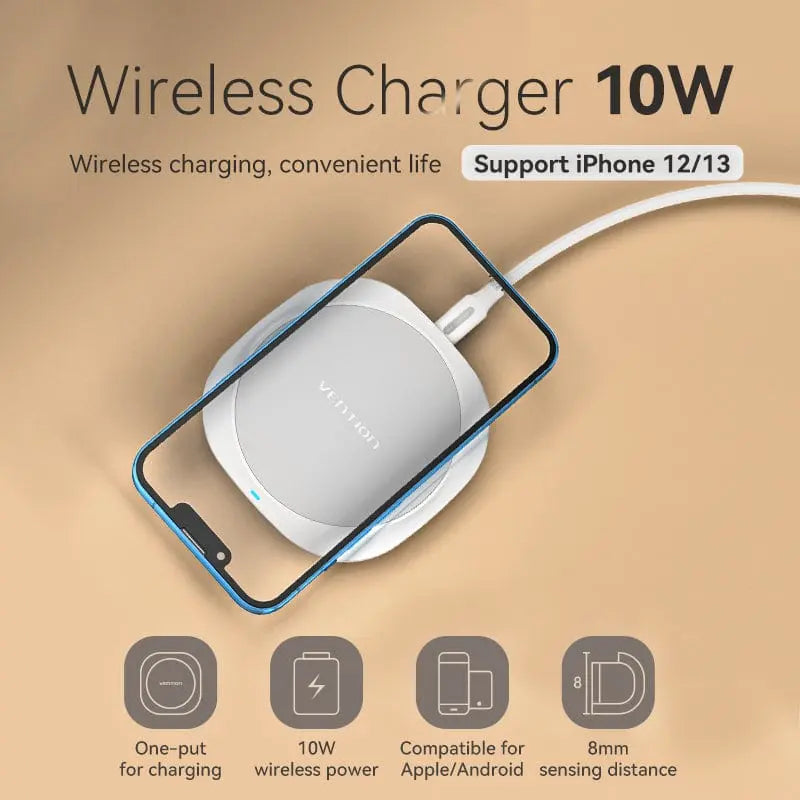 Vention Wireless Charger 10W White - Vention