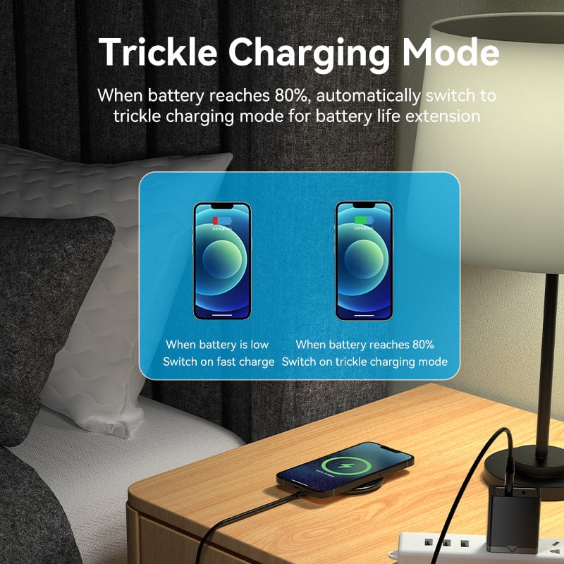 VENTION Wireless Charger 15W Black Mirrored Surface Type
