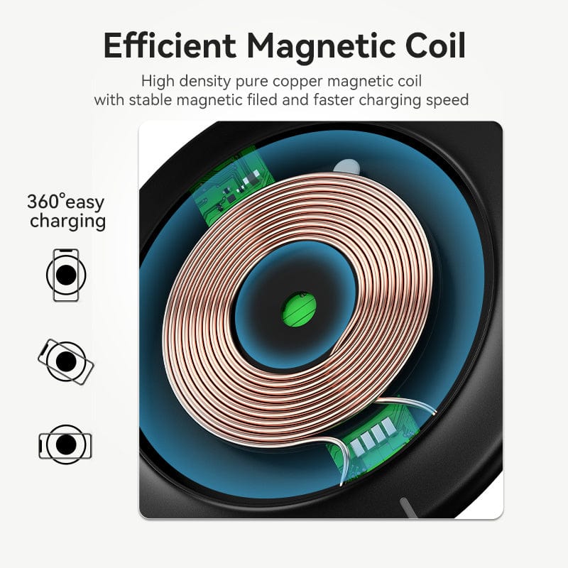 VENTION Wireless Charger 15W Black Mirrored Surface Type