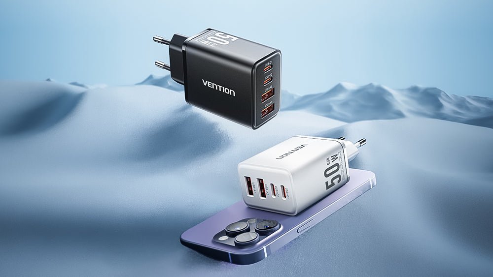 Upgrade to GaN! Quad-Port Charging – Faster & Safer Than Ever - Vention