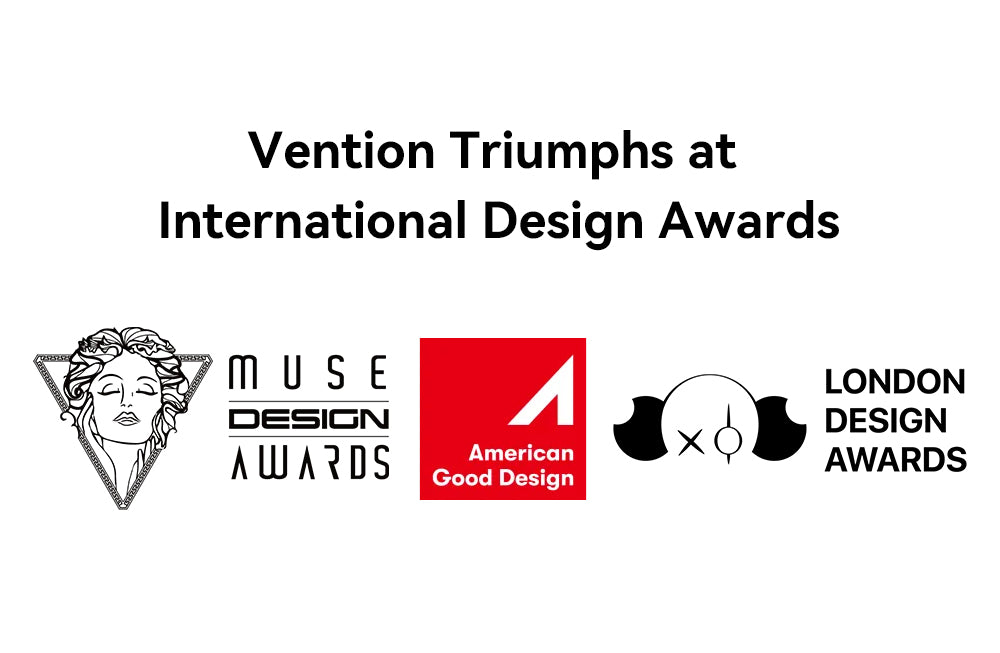 Exciting News! Vention Wins Multiple International Design Awards