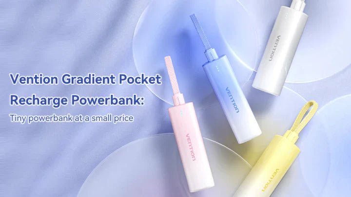 Clockwork Gradient Pocket Recharge Power Bank: A small power bank at a small price - Vention