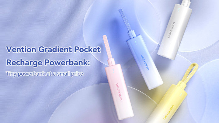 Vention Gradient Pocket Recharge Powerbank: Tiny powerbank at a small price