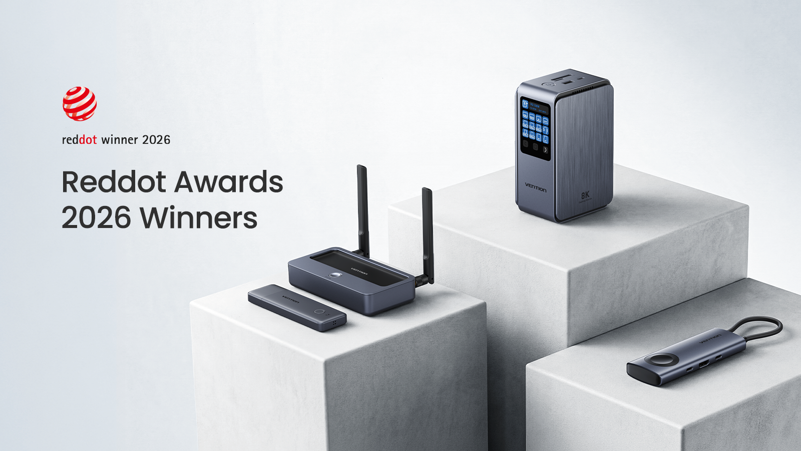 3 Vention Products Win Red Dot Awards 2026