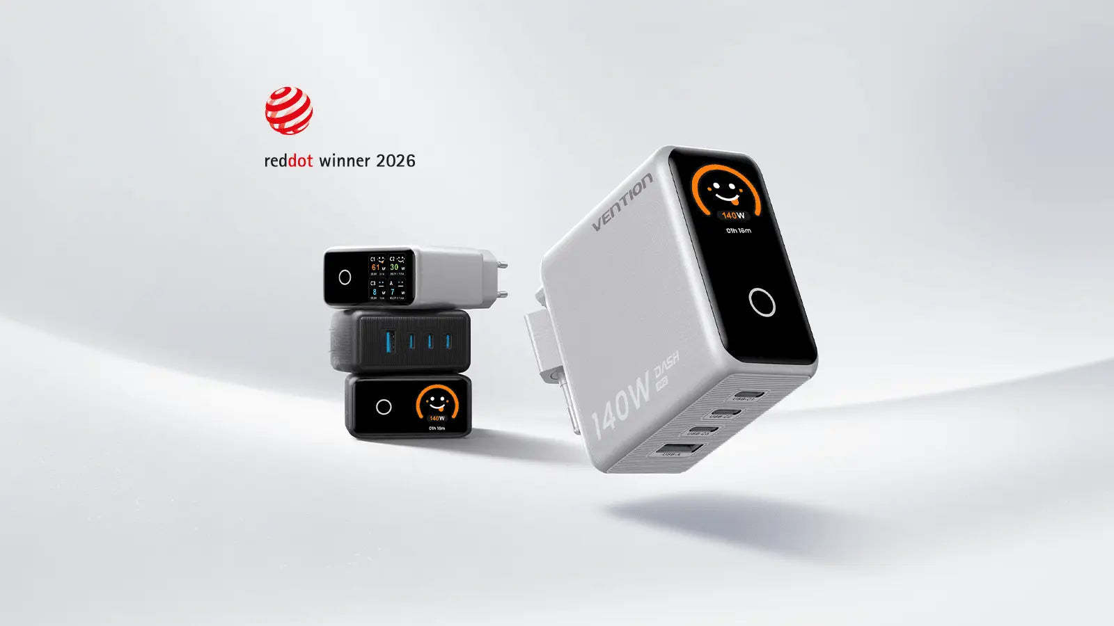 Vention Launches DASH PRO, a Pro Charger that Brings an All-You-Can-See Charging Exprience - Vention