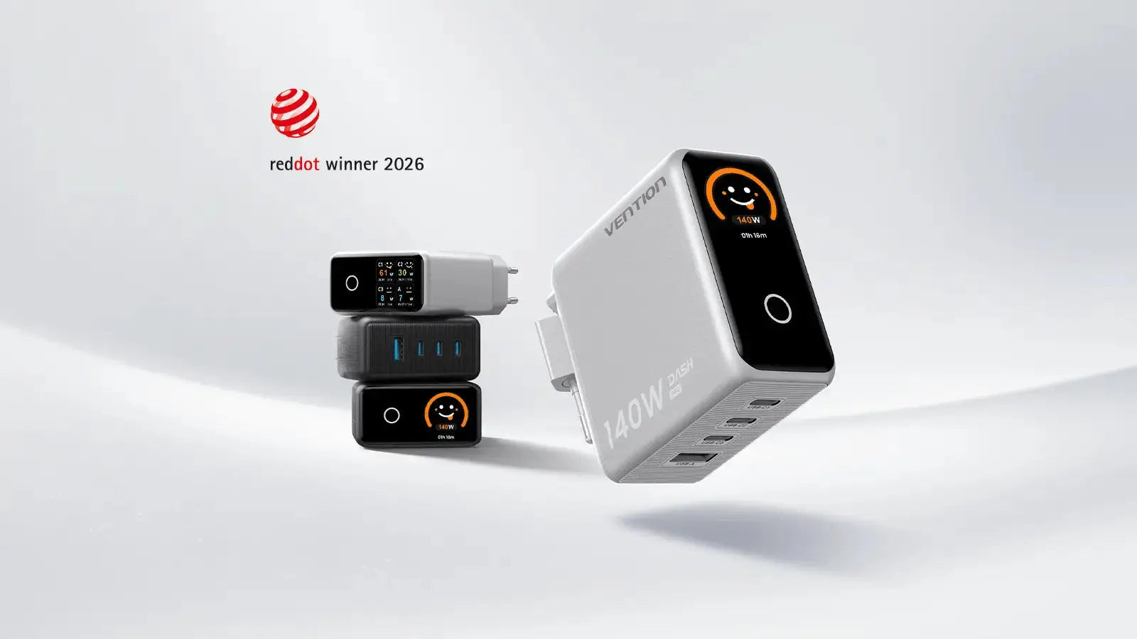 Vention Launches DASH PRO, a Pro Charger that Brings an All-You-Can-See Charging Exprience - Vention