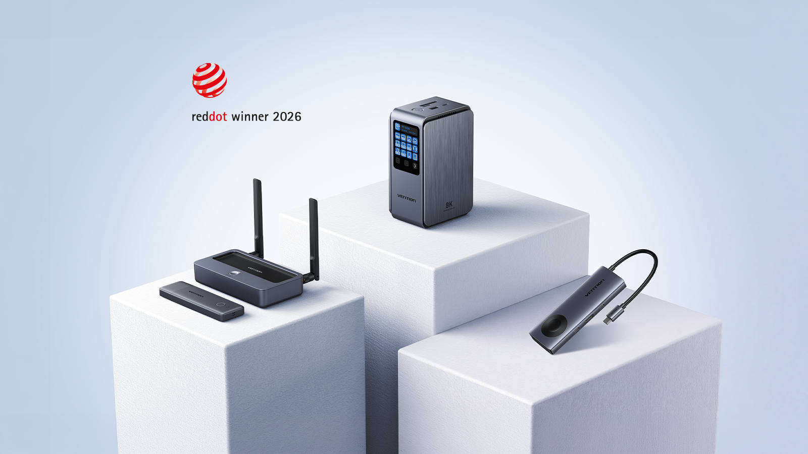3 Vention Products Win Red Dot Awards 2026