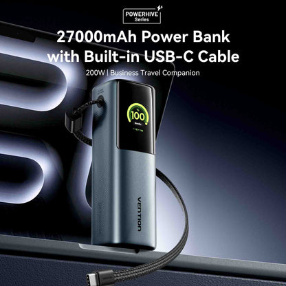 Vention 27000mAh Power Bank 200W