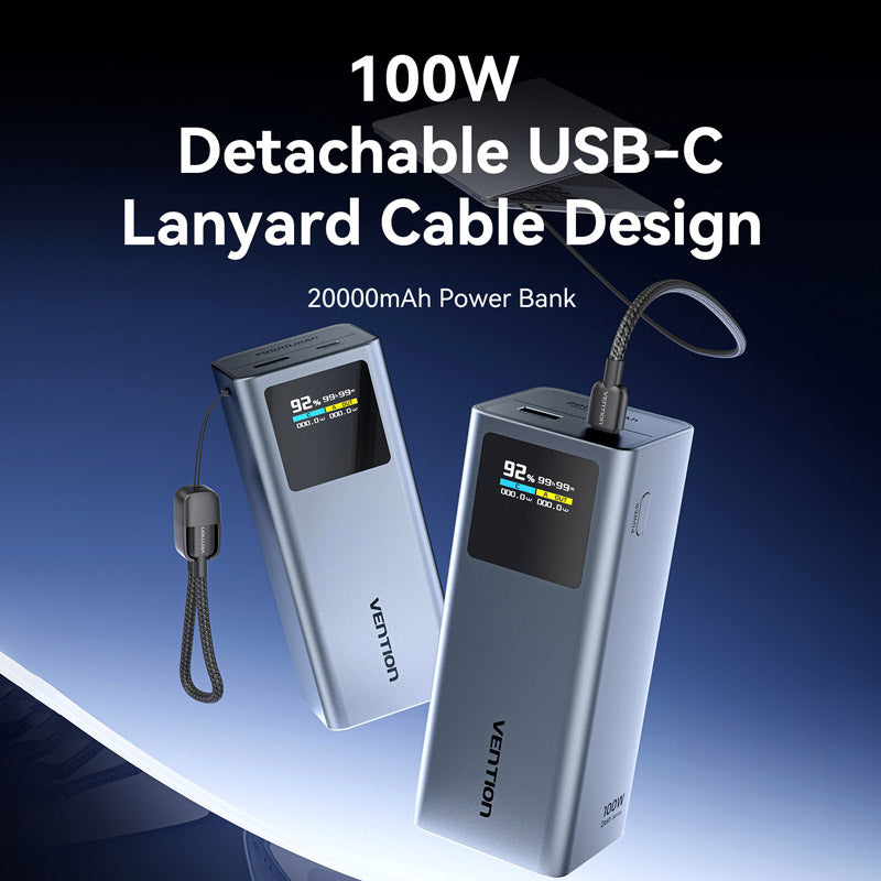 Vention 20000mAh Power Bank 100W
