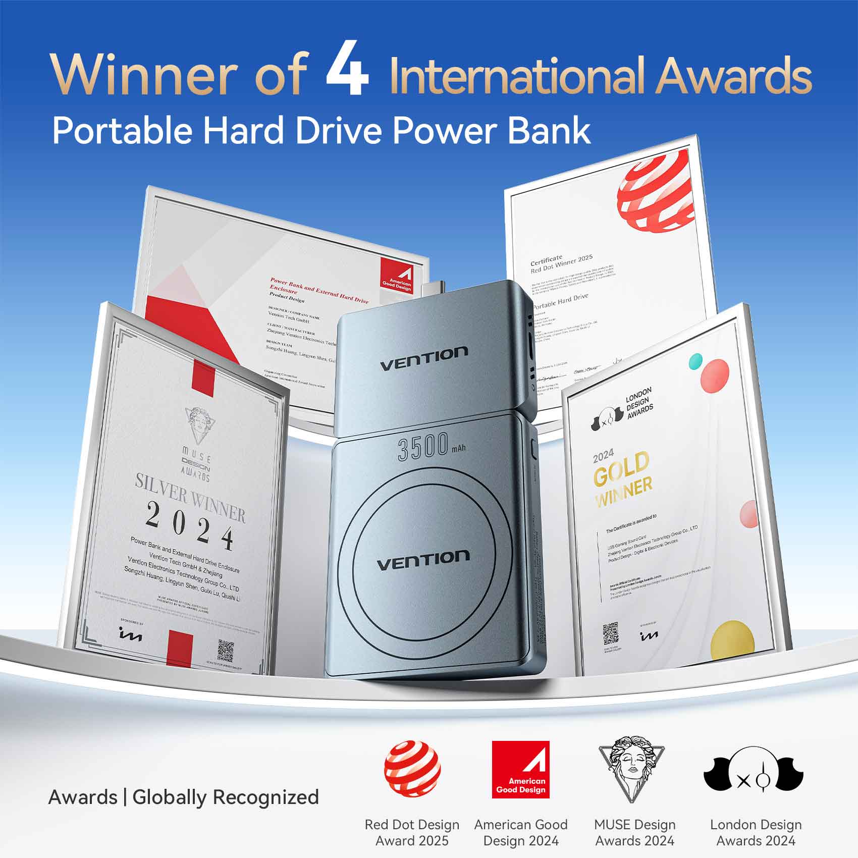 Vention M.2 NVMe Cable-Free SSD Enclosure