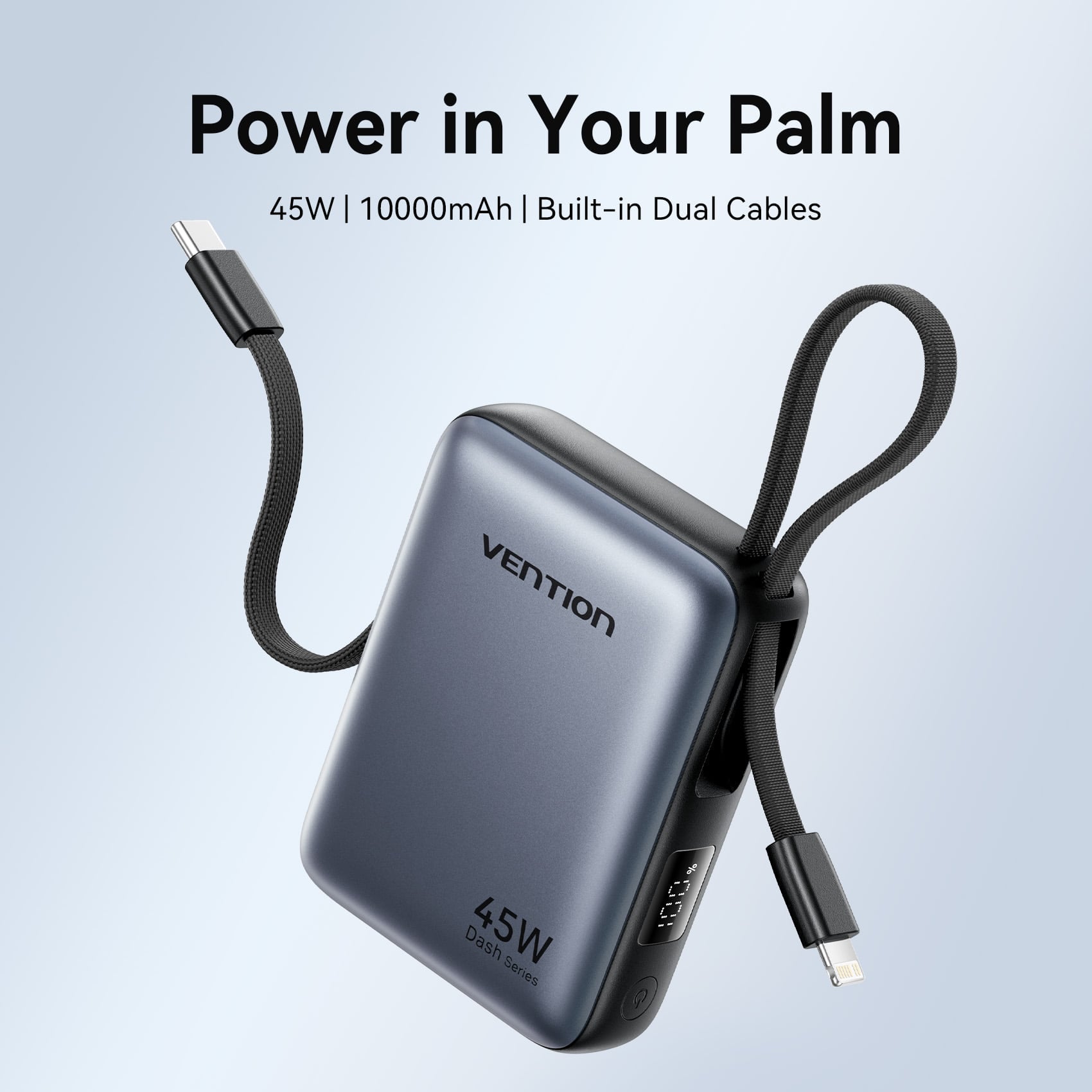 Vention 10000mAh Mini Power Bank 45W