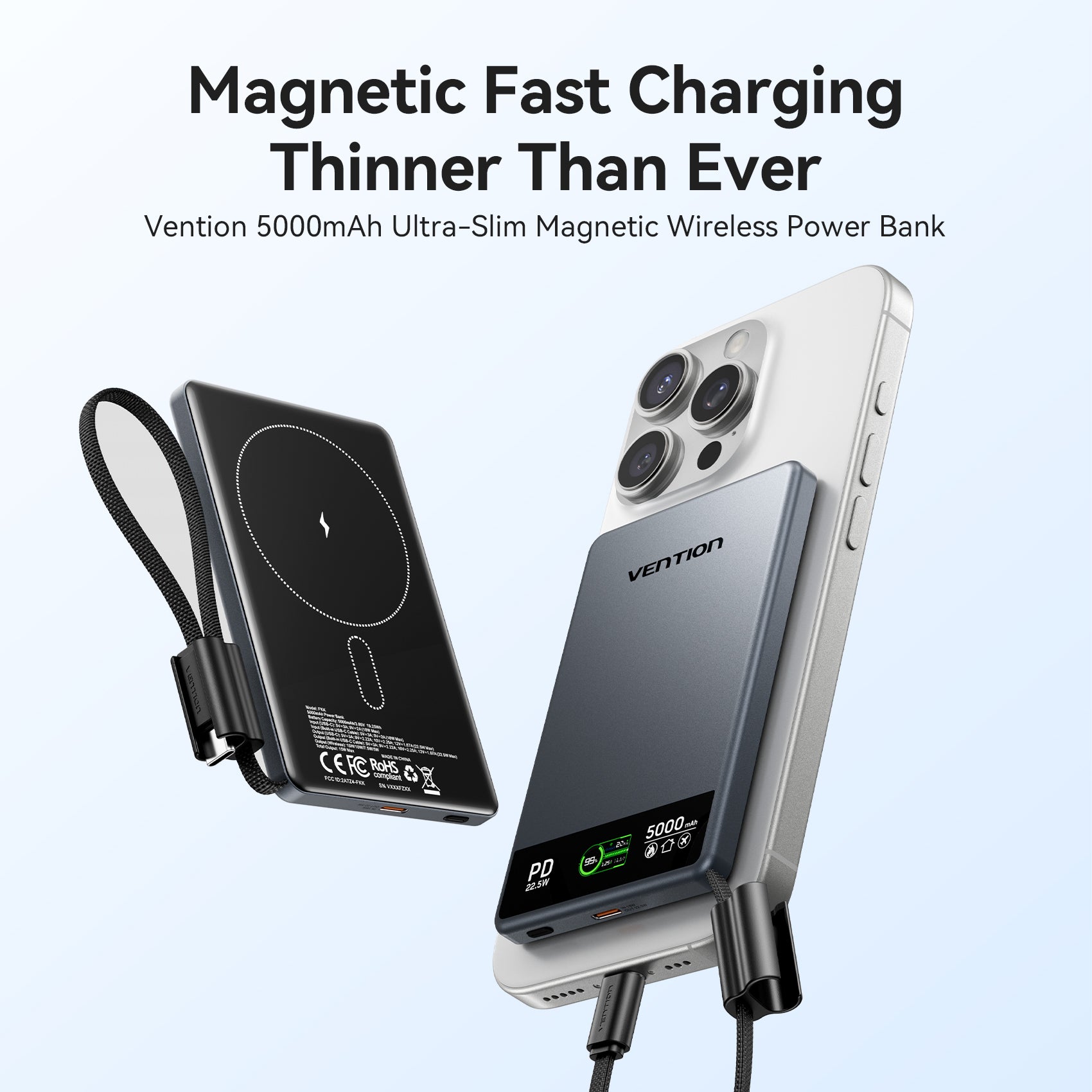 Vention 5000mAh Magnetic Wireless