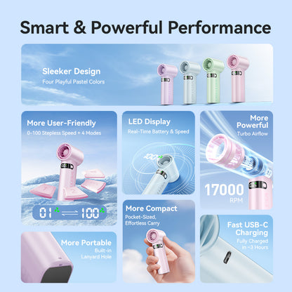 Vention Mini Handheld High-Speed Fan