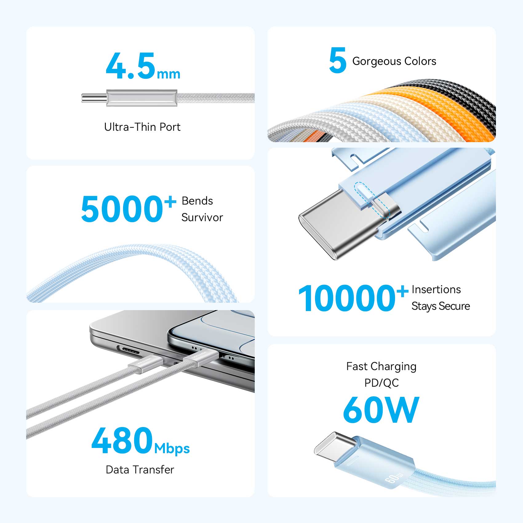 Vention USB 2.0 Type-C Cable