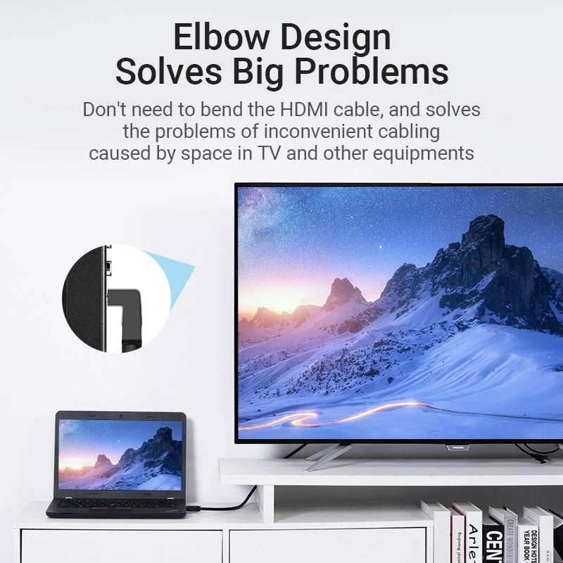 Vention HDMI™ Right Angle  Cable 270 Degree